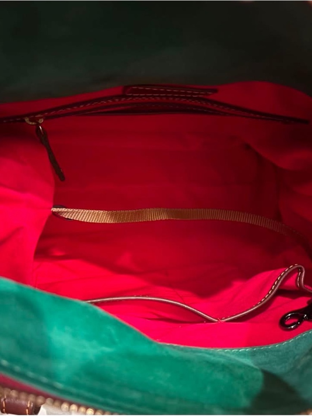 Dooney & Bourke Large Florentine Chestnut - Picture 8 of 9